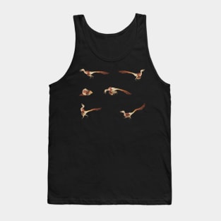 Velociraptor in brown 3 Tank Top